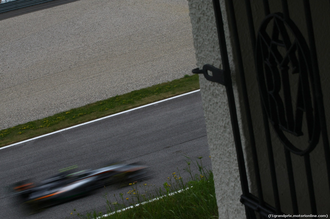 GP AUSTRIA, 20.06.2015- Prove Libere 3,  Sergio Perez (MEX) Sahara Force India F1 Team VJM08