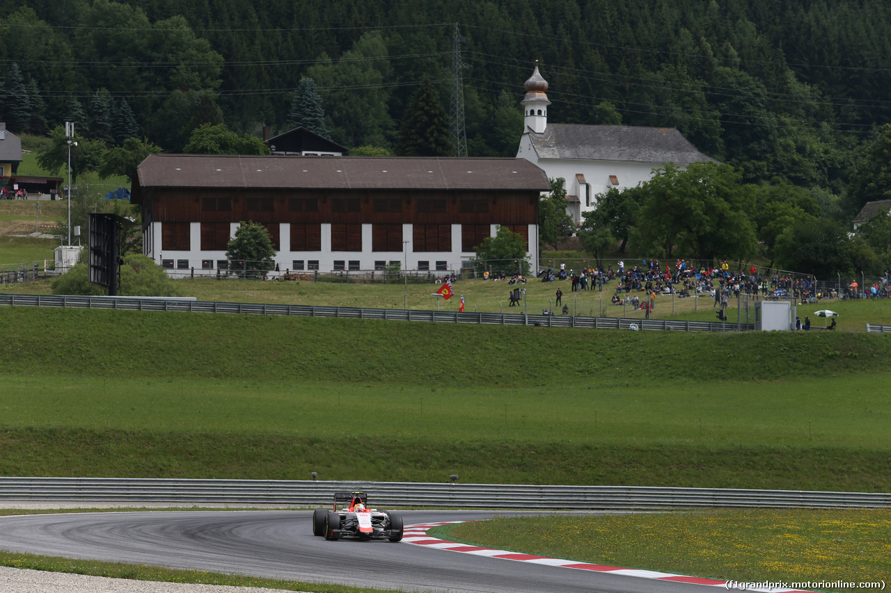 GP AUSTRIA, 20.06.2015- Prove Libere 3, Roberto Merhi (ESP) Manor Marussia F1 Team