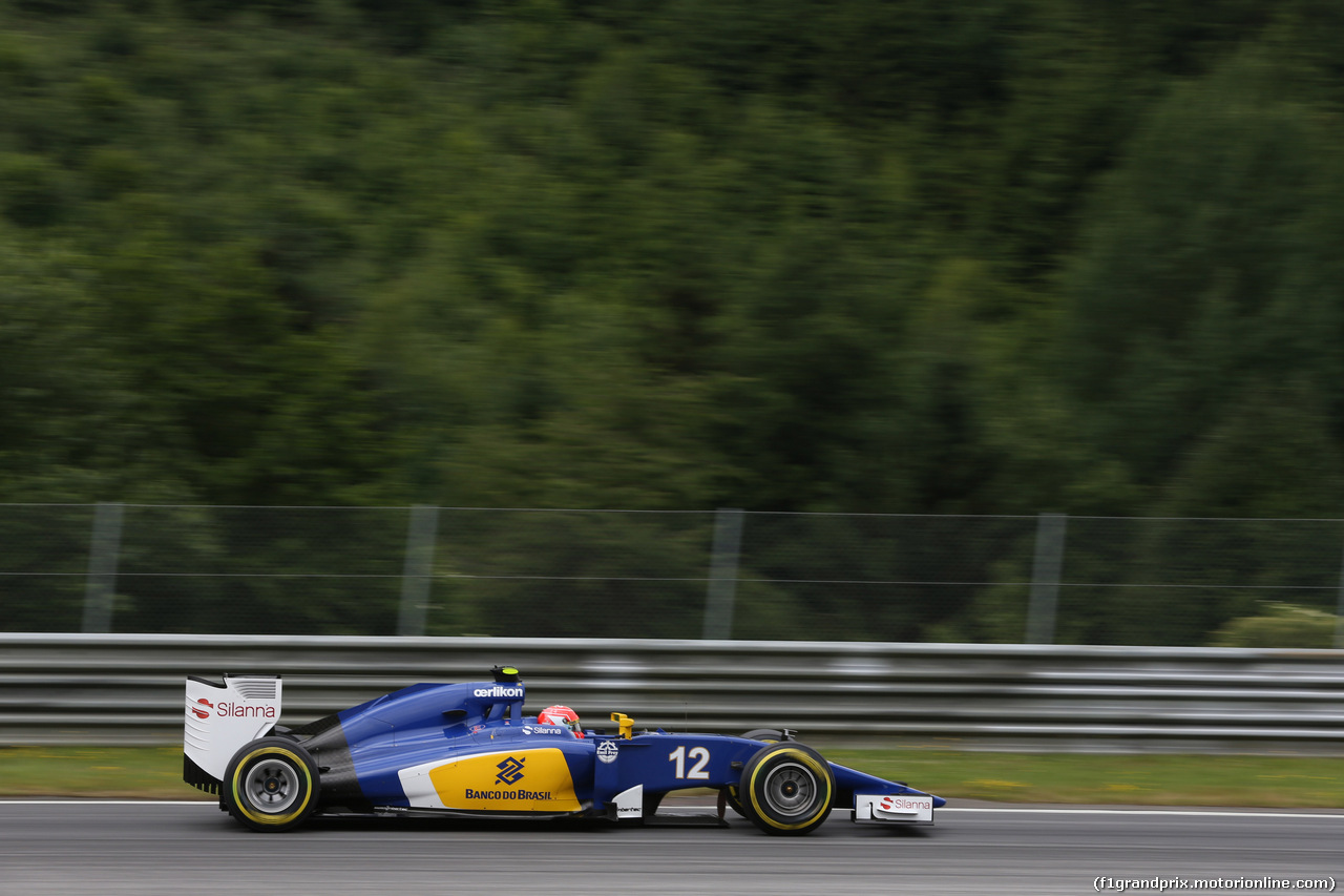 GP AUSTRIA, 20.06.2015- Prove Libere 3, Felipe Nasr (BRA) Sauber C34