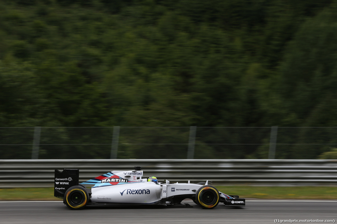 GP AUSTRIA, 20.06.2015- Prove Libere 3, Felipe Massa (BRA) Williams F1 Team FW37