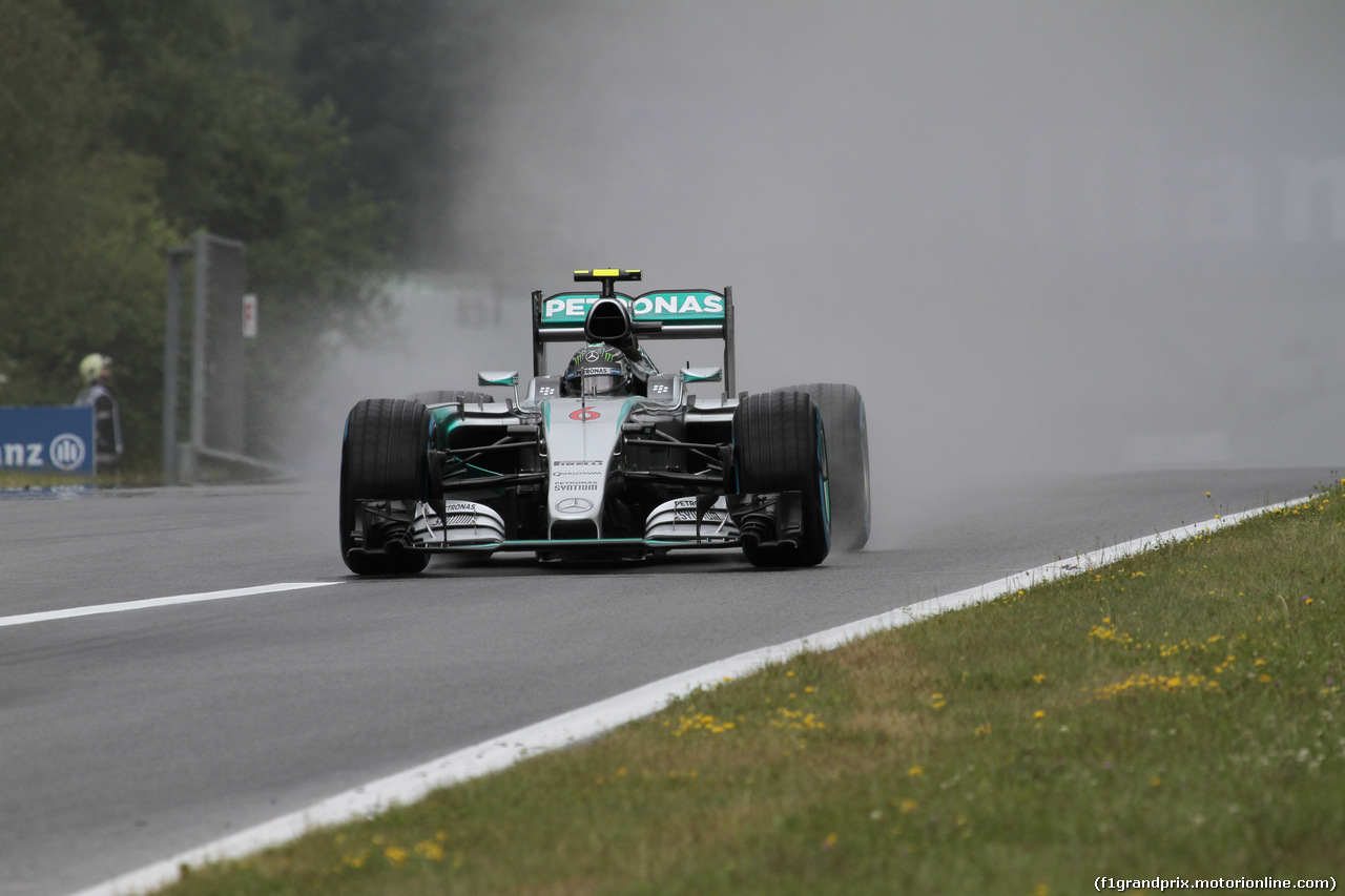 GP AUSTRIA, 20.06.2015- Prove Libere 3, Nico Rosberg (GER) Mercedes AMG F1 W06