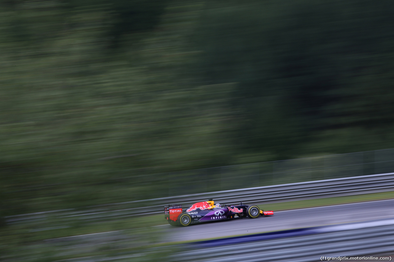 GP AUSTRIA, 20.06.2015- Prove Libere 3, Daniel Ricciardo (AUS) Red Bull Racing RB11