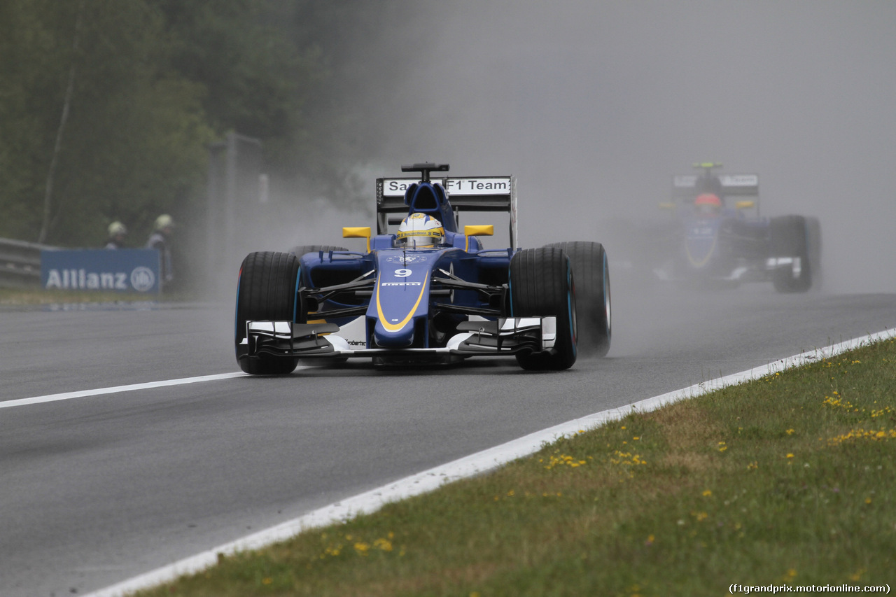 GP AUSTRIA, 20.06.2015- Prove Libere 3, Marcus Ericsson (SUE) Sauber C34