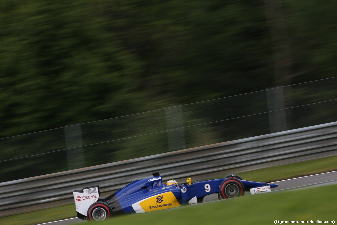 GP AUSTRIA, 20.06.2015- Prove Libere 3, Marcus Ericsson (SUE) Sauber C34