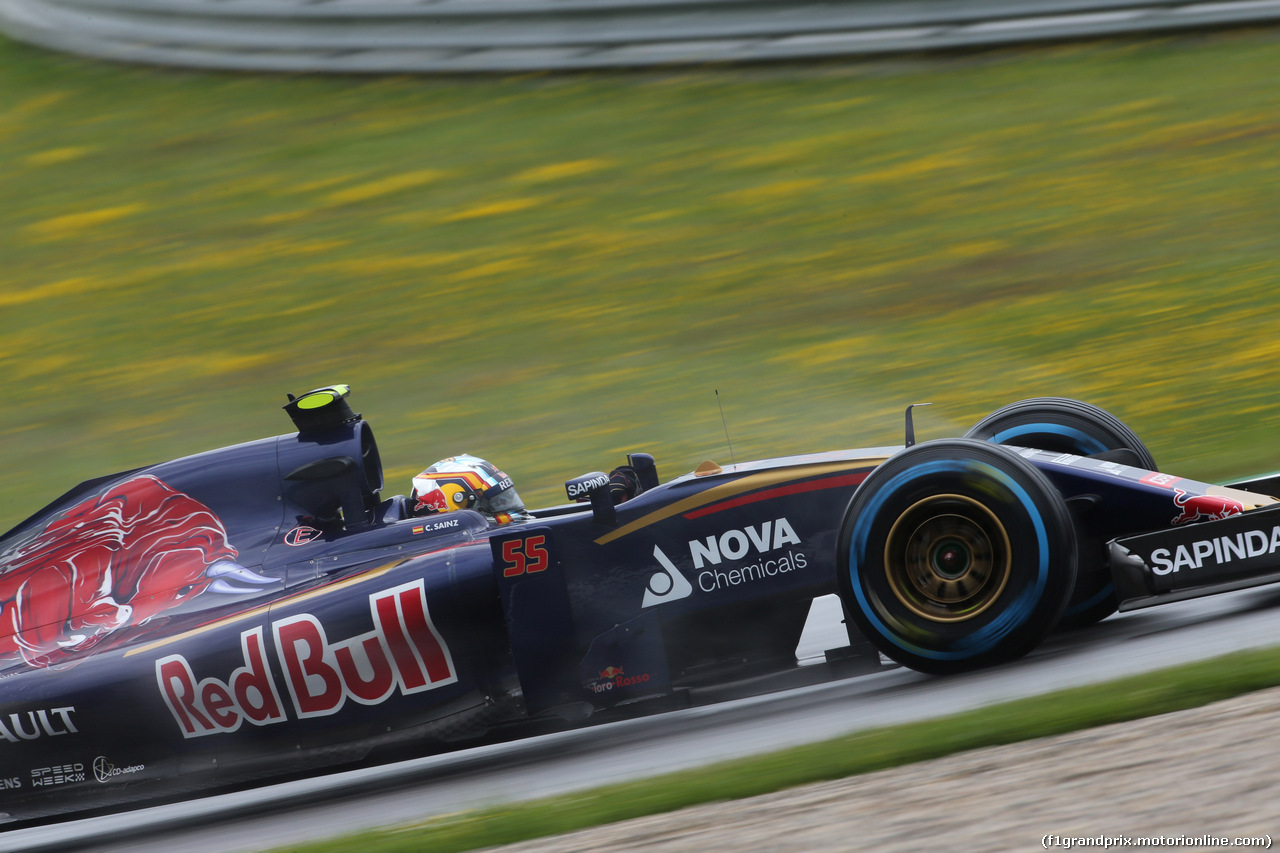 GP AUSTRIA, 20.06.2015- Prove Libere 3, Carlos Sainz Jr (ESP) Scuderia Toro Rosso STR10