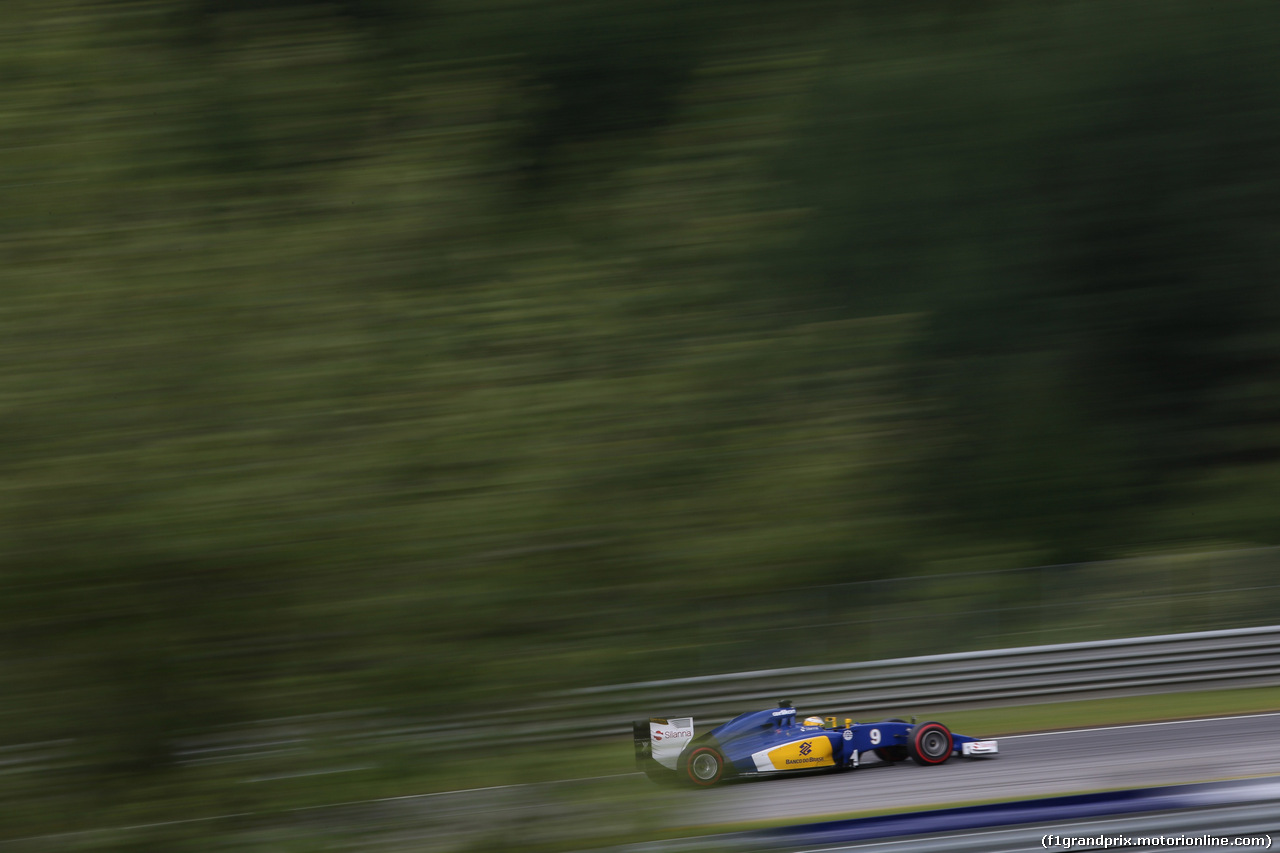 GP AUSTRIA, 20.06.2015- Prove Libere 3, Marcus Ericsson (SUE) Sauber C34