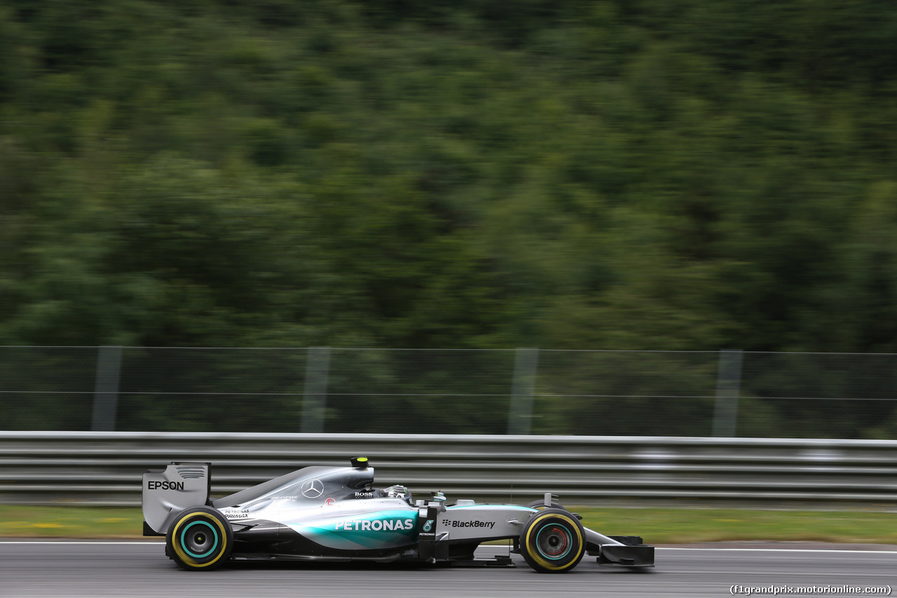 GP AUSTRIA, 20.06.2015- Prove Libere 3, Nico Rosberg (GER) Mercedes AMG F1 W06