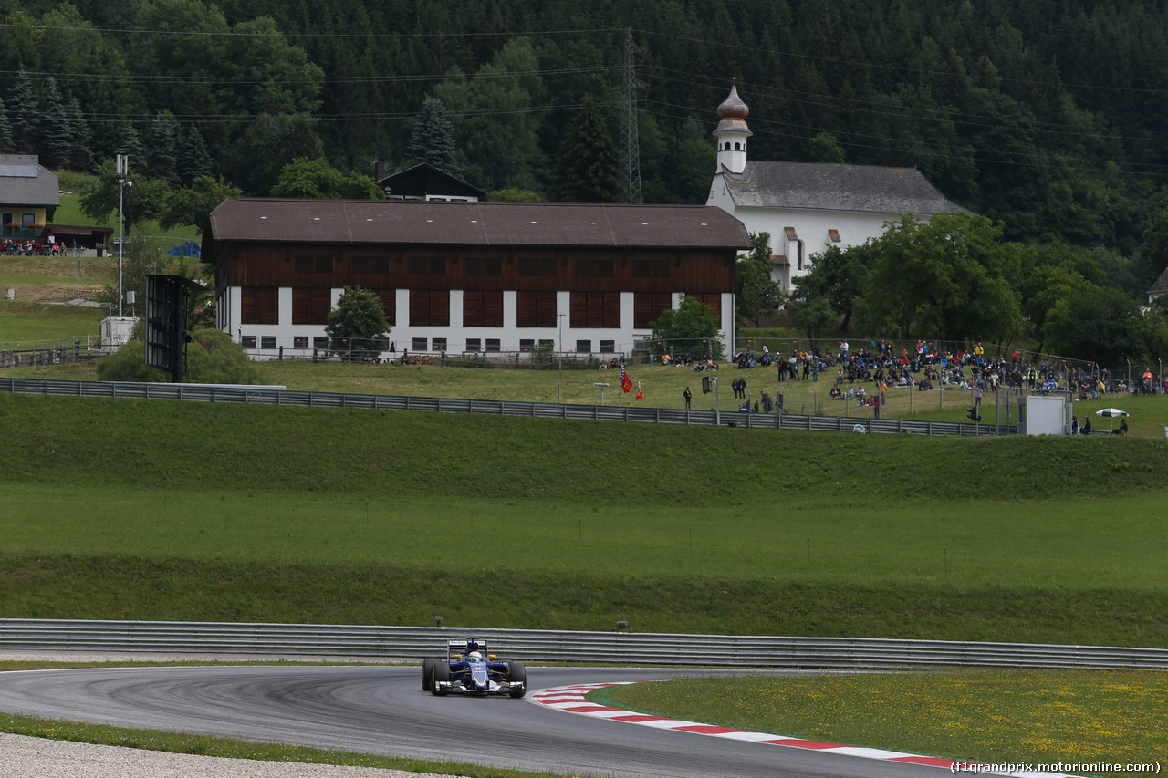 GP AUSTRIA, 20.06.2015- Prove Libere 3, Marcus Ericsson (SUE) Sauber C34