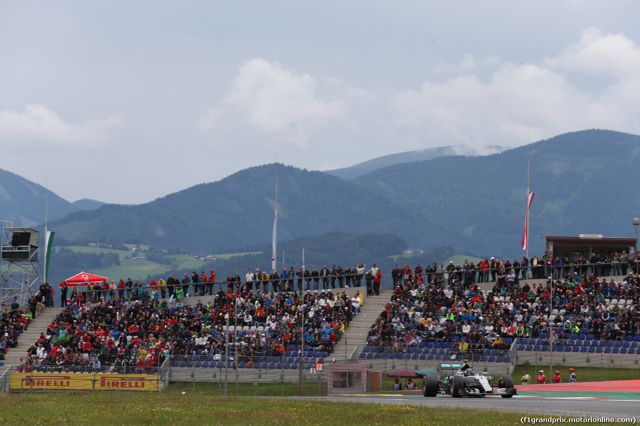 GP AUSTRIA, 20.06.2015- Qualifiche, Nico Rosberg (GER) Mercedes AMG F1 W06