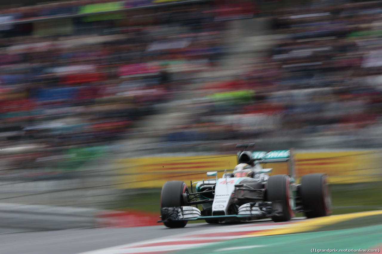 GP AUSTRIA, 20.06.2015- Qualifiche, Lewis Hamilton (GBR) Mercedes AMG F1 W06