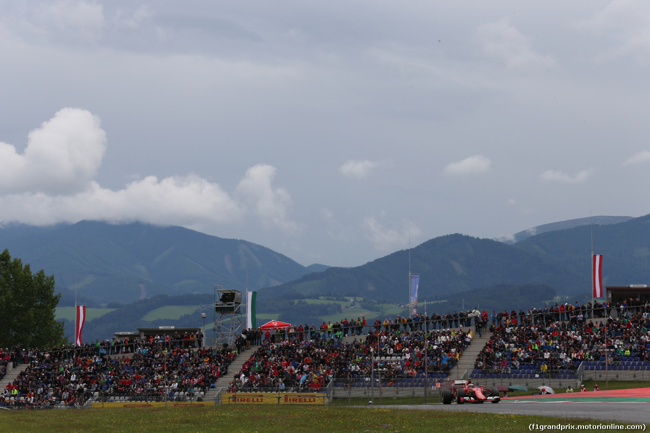 GP AUSTRIA, 20.06.2015- Qualifiche, Kimi Raikkonen (FIN) Ferrari SF15-T