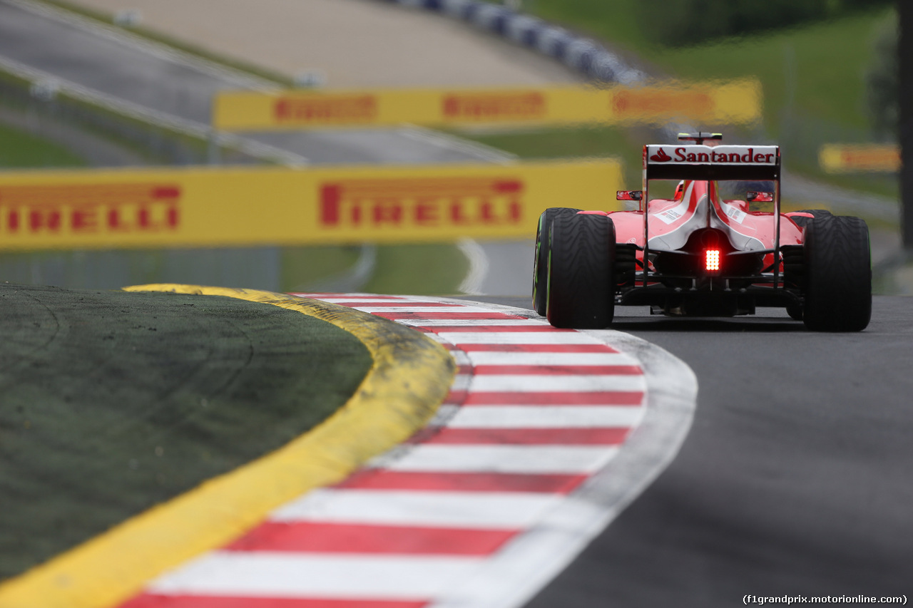 GP AUSTRIA, 20.06.2015- Qualifiche, Kimi Raikkonen (FIN) Ferrari SF15-T