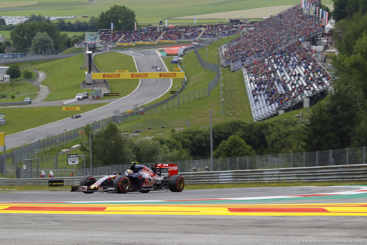 GP AUSTRIA, 20.06.2015- Qualifiche, Carlos Sainz Jr (ESP) Scuderia Toro Rosso STR10