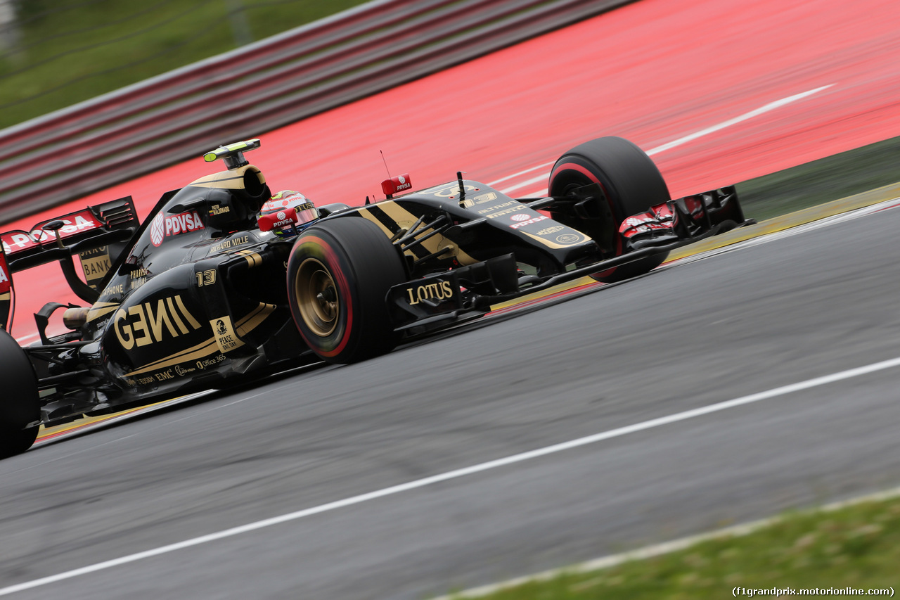 GP AUSTRIA, 20.06.2015- Qualifiche, Pastor Maldonado (VEN) Lotus F1 Team E23