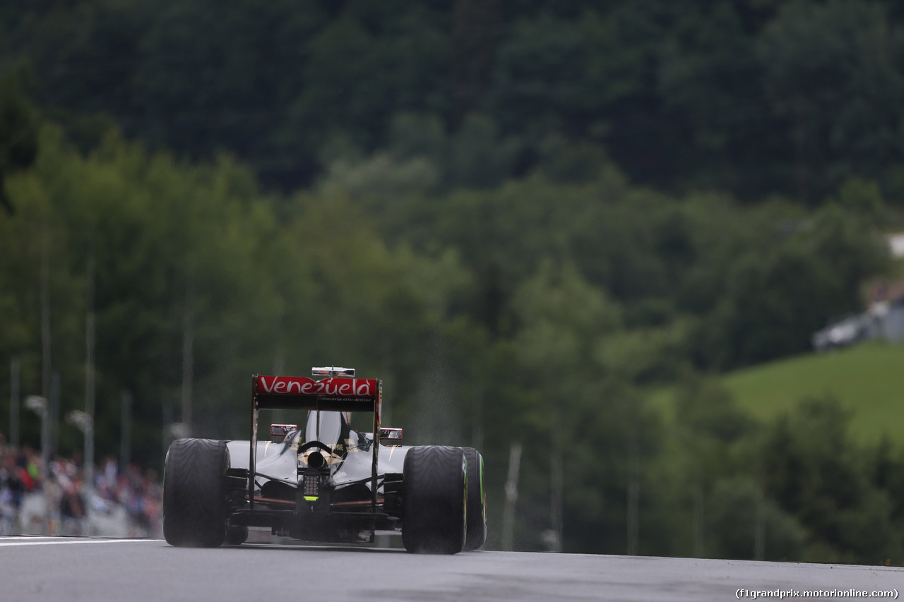 GP AUSTRIA, 20.06.2015- Qualifiche, Romain Grosjean (FRA) Lotus F1 Team E23