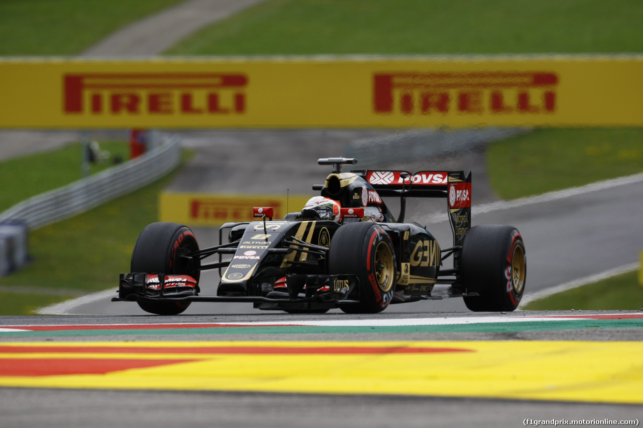 GP AUSTRIA, 20.06.2015- Qualifiche, Romain Grosjean (FRA) Lotus F1 Team E23