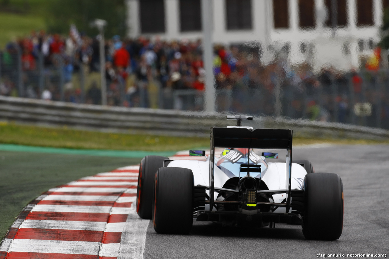 GP AUSTRIA, 20.06.2015- Qualifiche, Felipe Massa (BRA) Williams F1 Team FW37