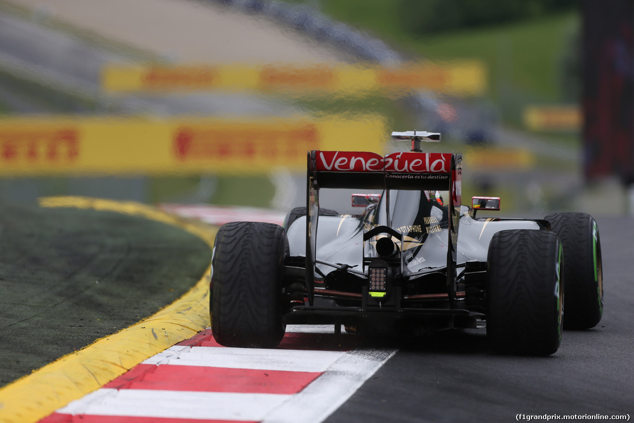 GP AUSTRIA, 20.06.2015- Qualifiche, Romain Grosjean (FRA) Lotus F1 Team E23