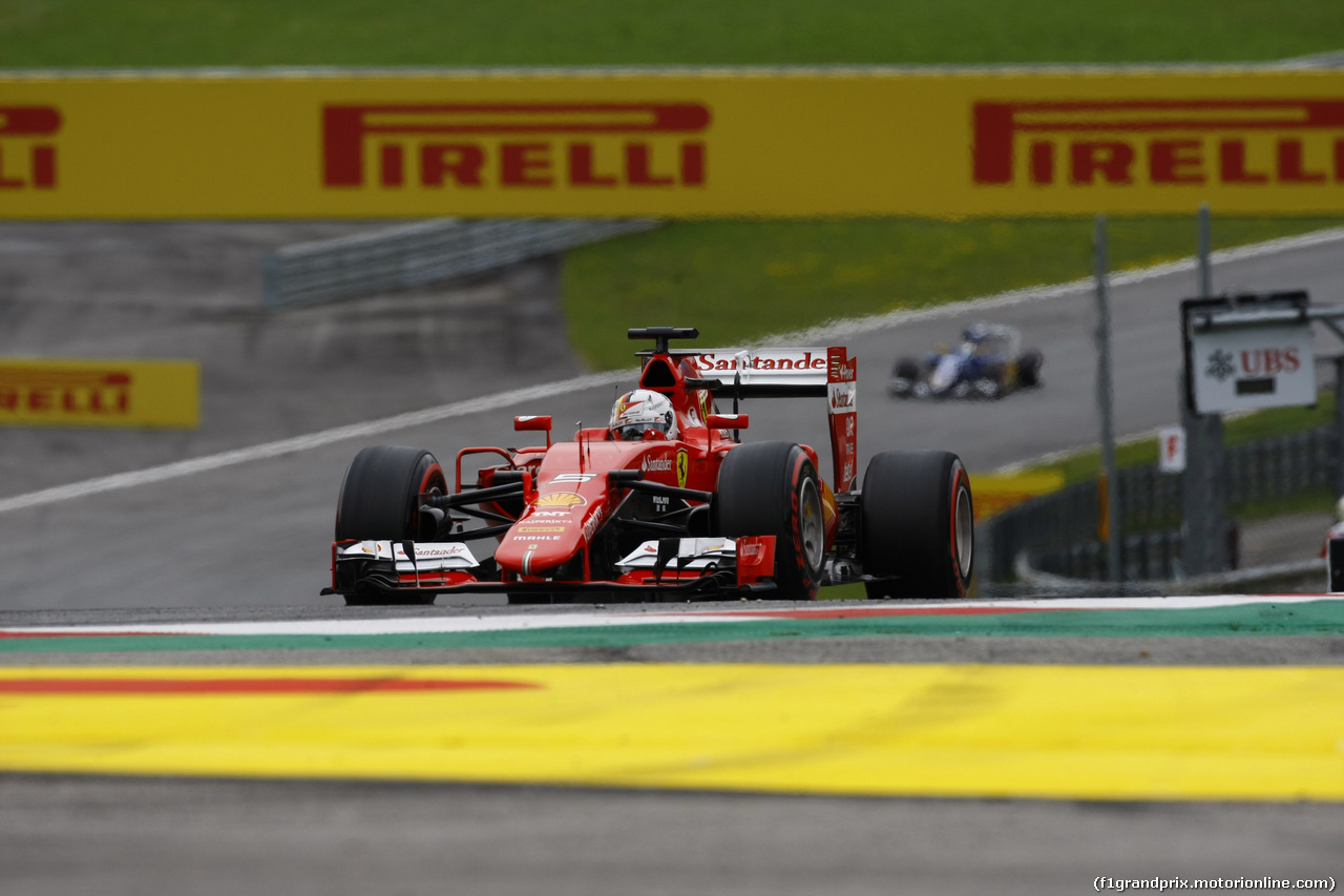 GP AUSTRIA, 20.06.2015- Qualifiche, Sebastian Vettel (GER) Ferrari SF15-T