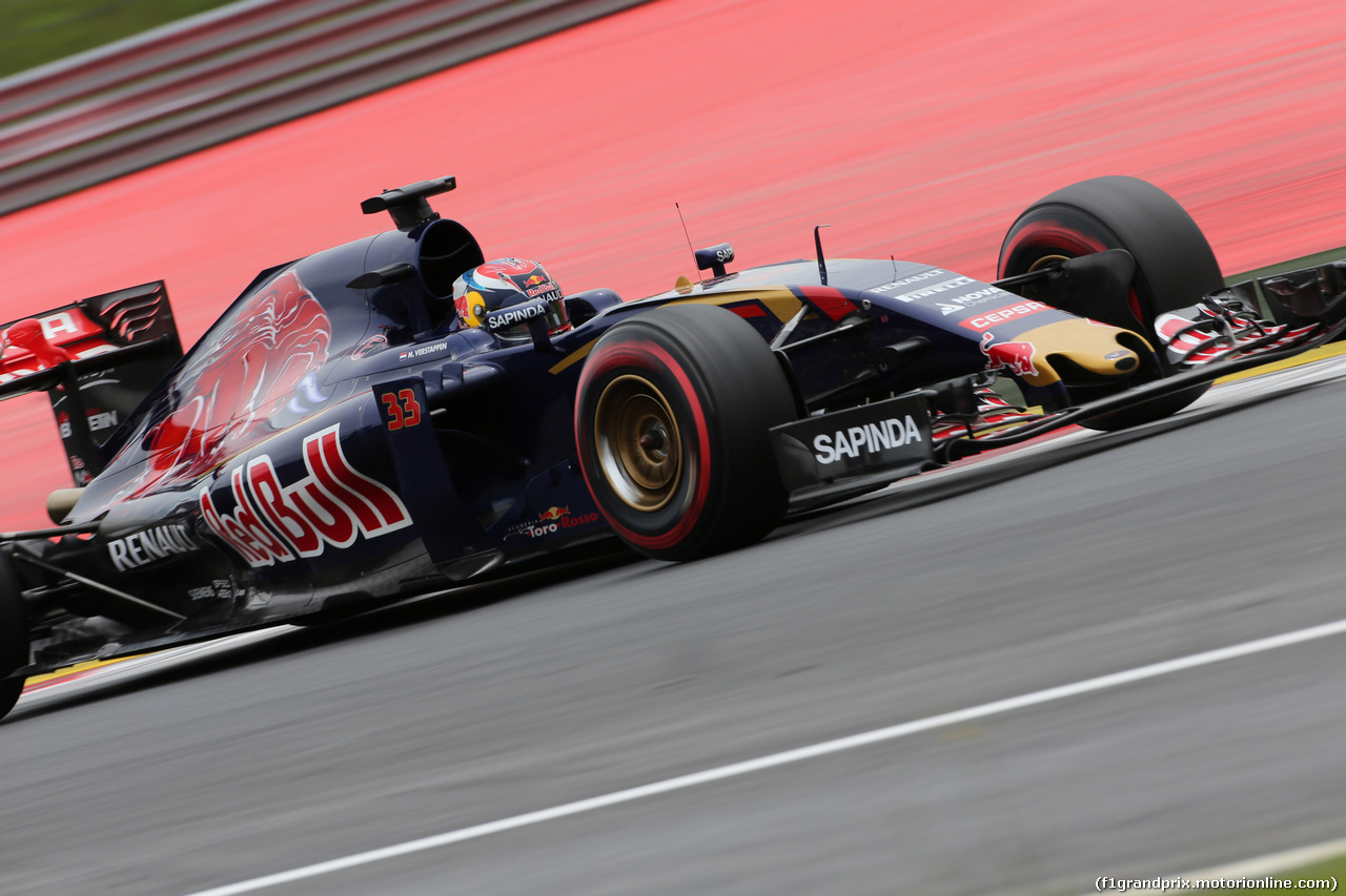 GP AUSTRIA, 20.06.2015- Qualifiche, Max Verstappen (NED) Scuderia Toro Rosso STR10