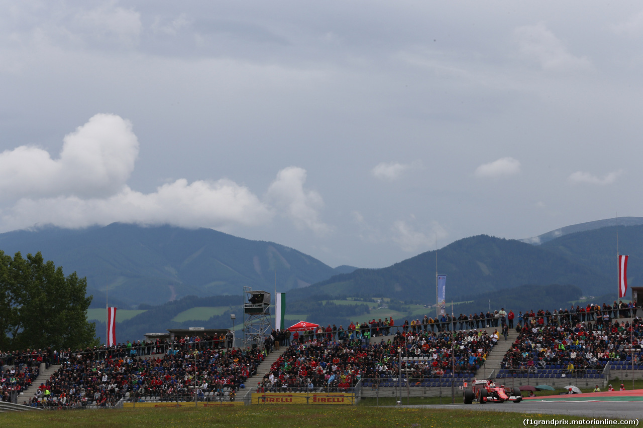 GP AUSTRIA, 20.06.2015- Qualifiche, Sebastian Vettel (GER) Ferrari SF15-T