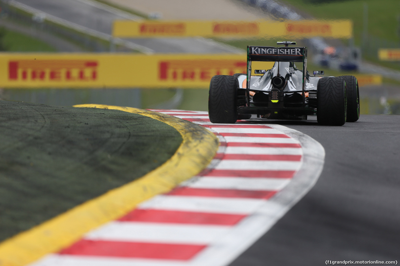 GP AUSTRIA, 20.06.2015- Qualifiche, Sergio Perez (MEX) Sahara Force India F1 Team VJM08