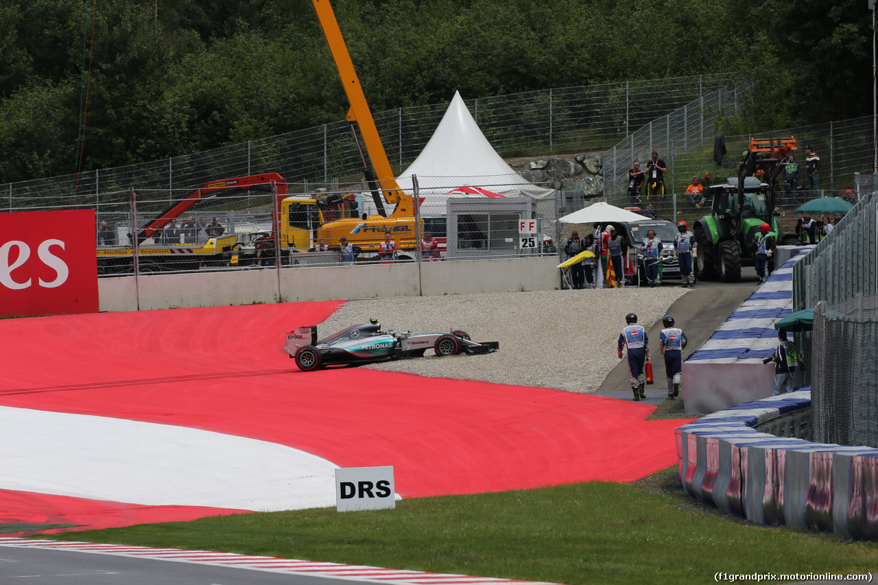 GP AUSTRIA, 20.06.2015- Qualifiche, Nico Rosberg (GER) Mercedes AMG F1 W06