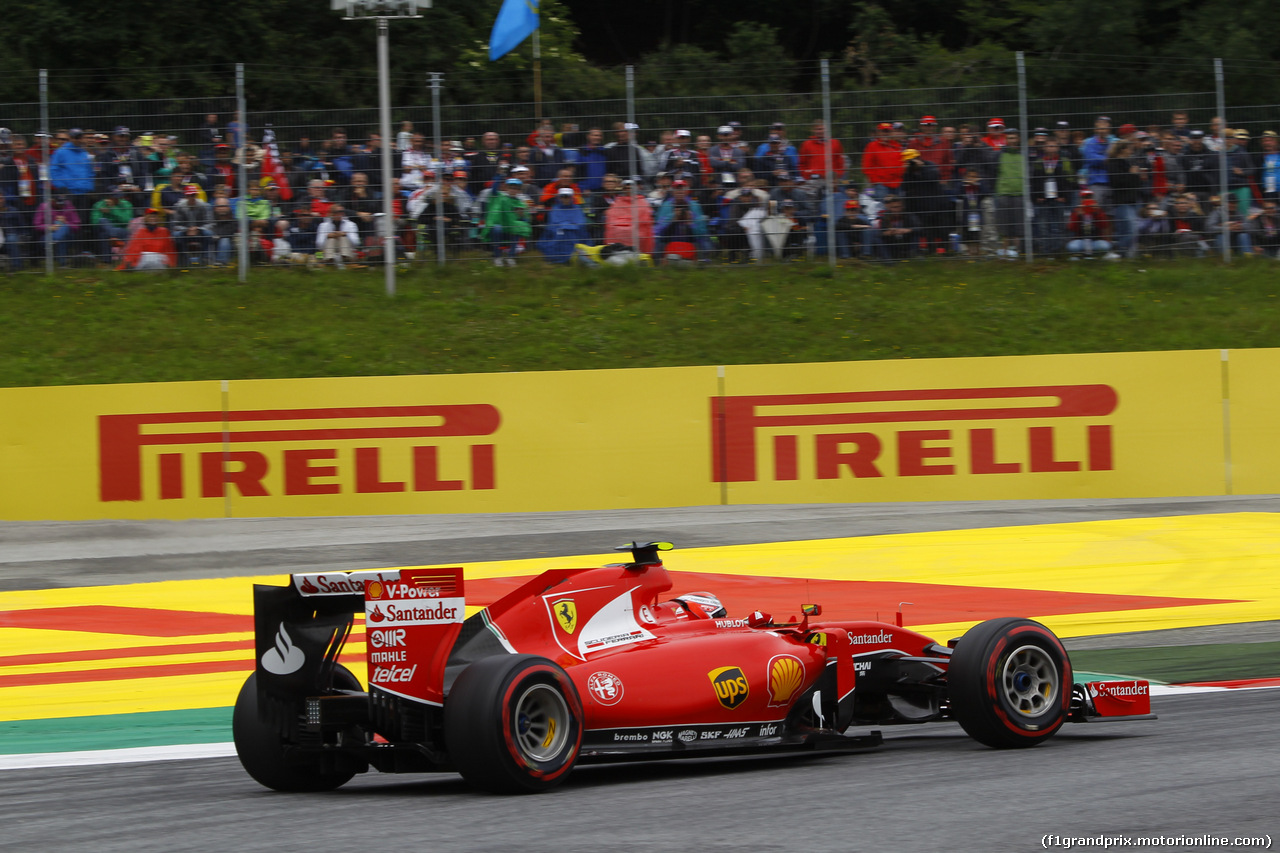 GP AUSTRIA, 20.06.2015- Qualifiche, Kimi Raikkonen (FIN) Ferrari SF15-T