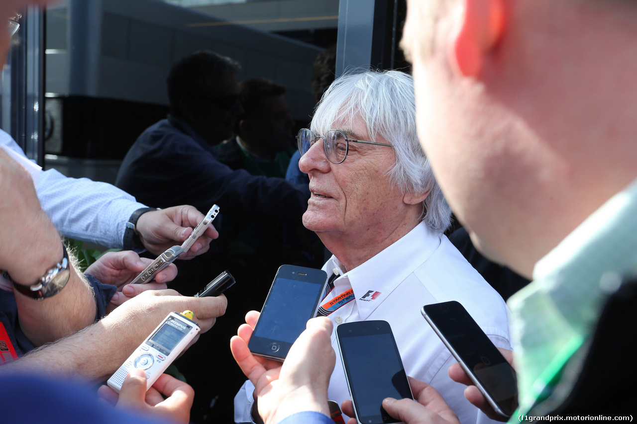 GP AUSTRIA, 20.06.2015- Bernie Ecclestone (GBR), President e CEO of Formula One Management