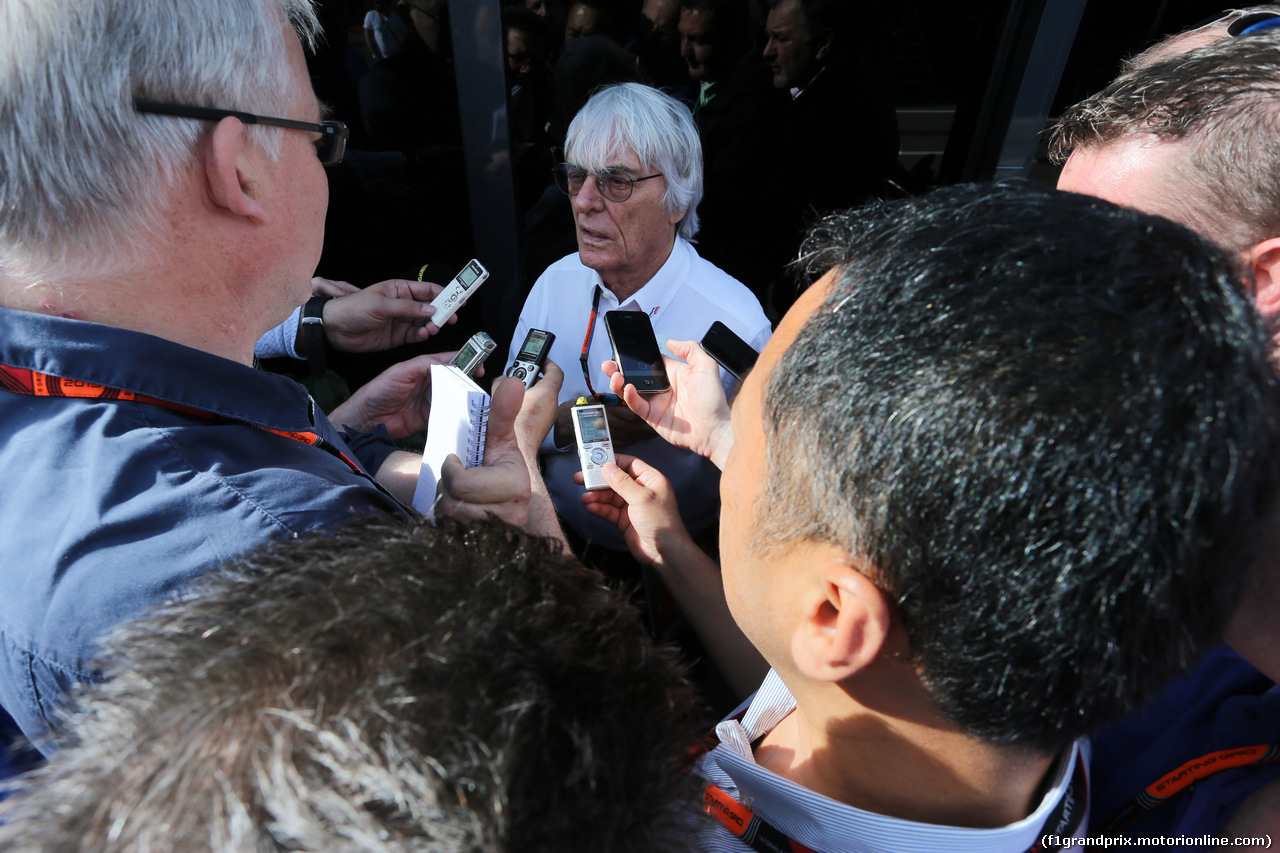 GP AUSTRIA, 20.06.2015- Bernie Ecclestone (GBR), President e CEO of Formula One Management