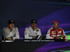 GP AUSTRIA, 20.06.2015- After Qualifiche official Press Conference, pole position Lewis Hamilton (GBR) Mercedes AMG F1 W06 , 2nd Nico Rosberg (GER) Mercedes AMG F1 W06, 3rd Sebastian Vettel (GER) Ferrari SF15-T