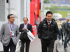 GP AUSTRIA, 20.06.2015- Takahiro Hachigo (JPN) Honda CEO with Yasuhisa Arai (JPN) Honda Motorsport Chief Officer