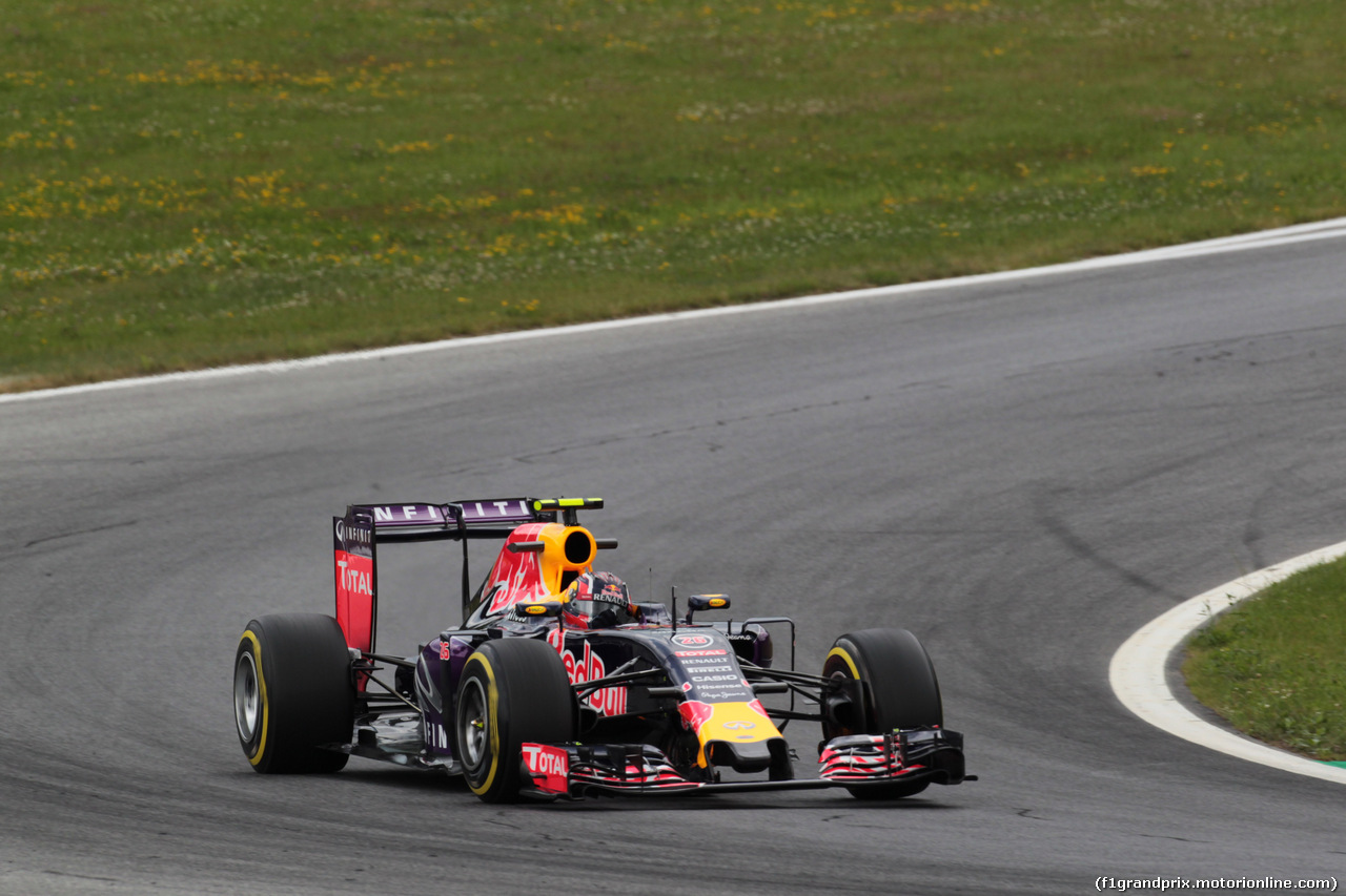 GP AUSTRIA, 19.06.2015- Prove Libere 1,  Daniil Kvyat (RUS) Red Bull Racing RB11