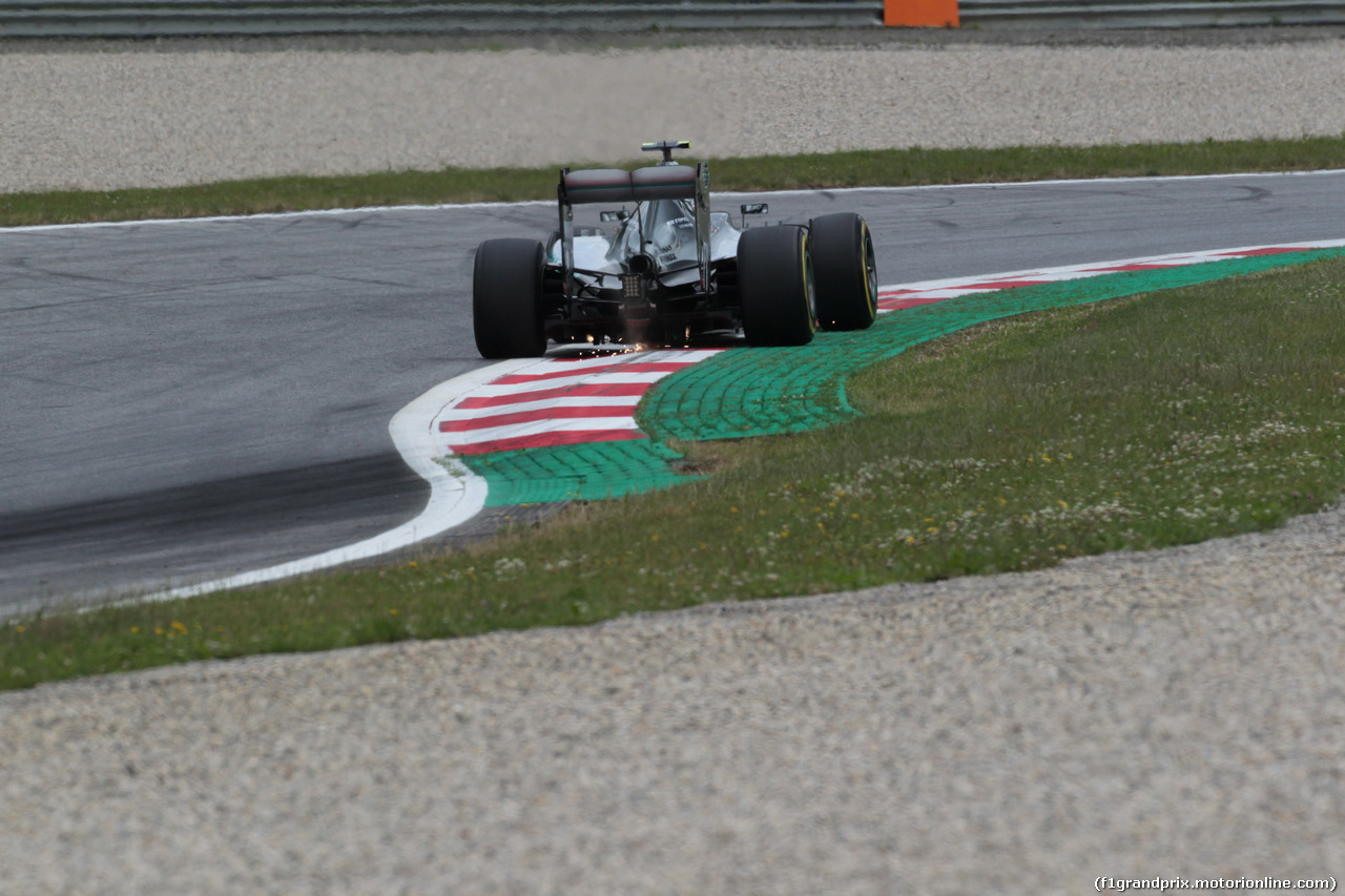 GP AUSTRIA, 19.06.2015- Prove Libere 1,  Nico Rosberg (GER) Mercedes AMG F1 W06