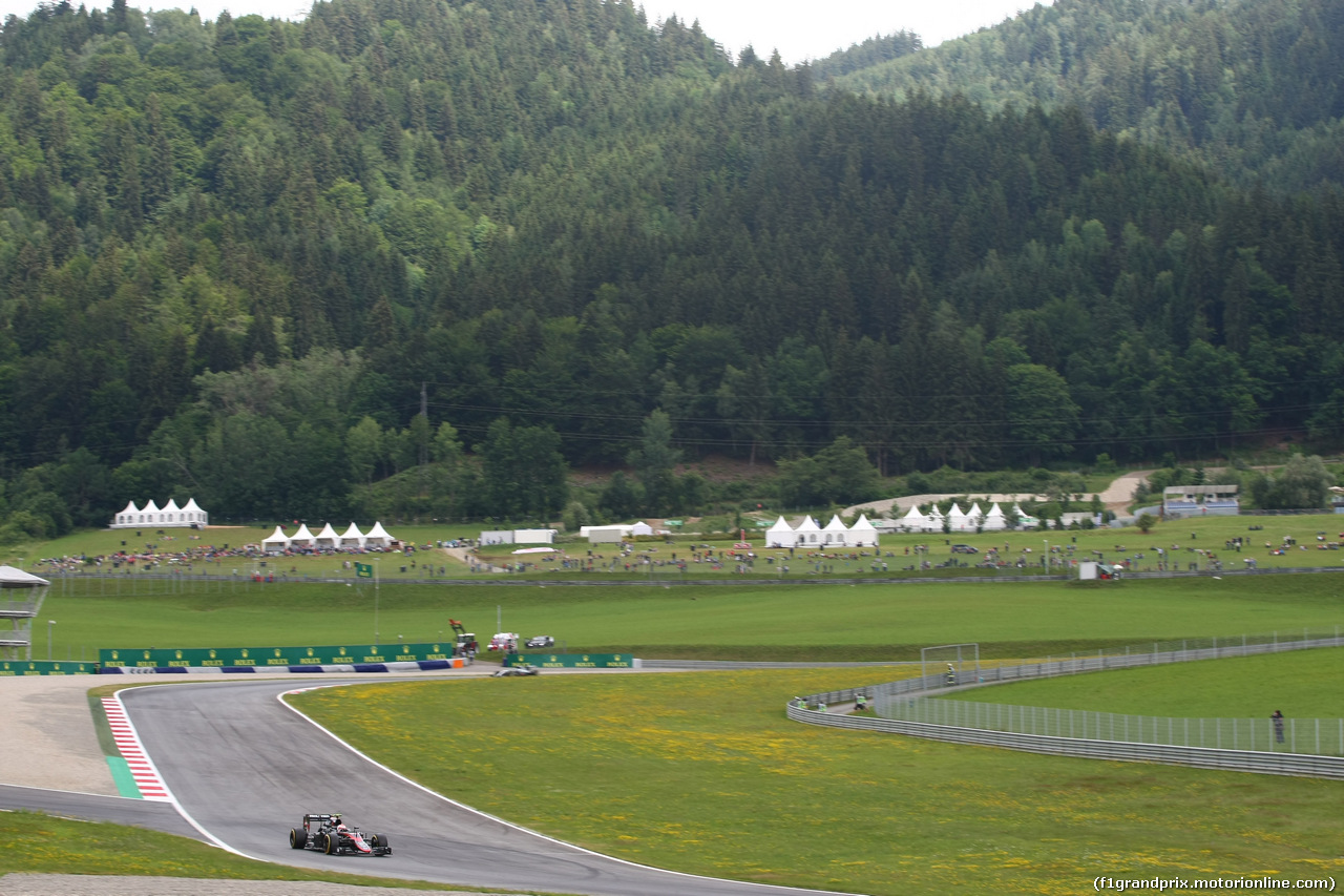 GP AUSTRIA, 19.06.2015- Prove Libere 1,  Jenson Button (GBR) McLaren Honda MP4-30