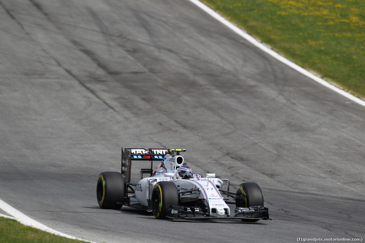 GP AUSTRIA, 19.06.2015- Prove Libere 1,  Valtteri Bottas (FIN) Williams F1 Team FW37