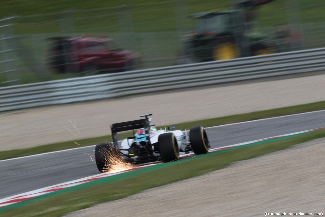 GP AUSTRIA, 19.06.2015- Prove Libere 1,  Felipe Massa (BRA) Williams F1 Team FW37