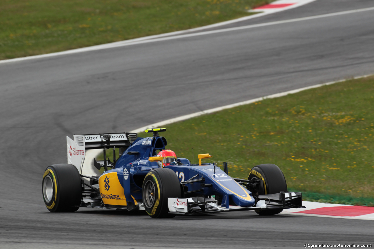 GP AUSTRIA, 19.06.2015- Prove Libere 1, Felipe Nasr (BRA) Sauber C34