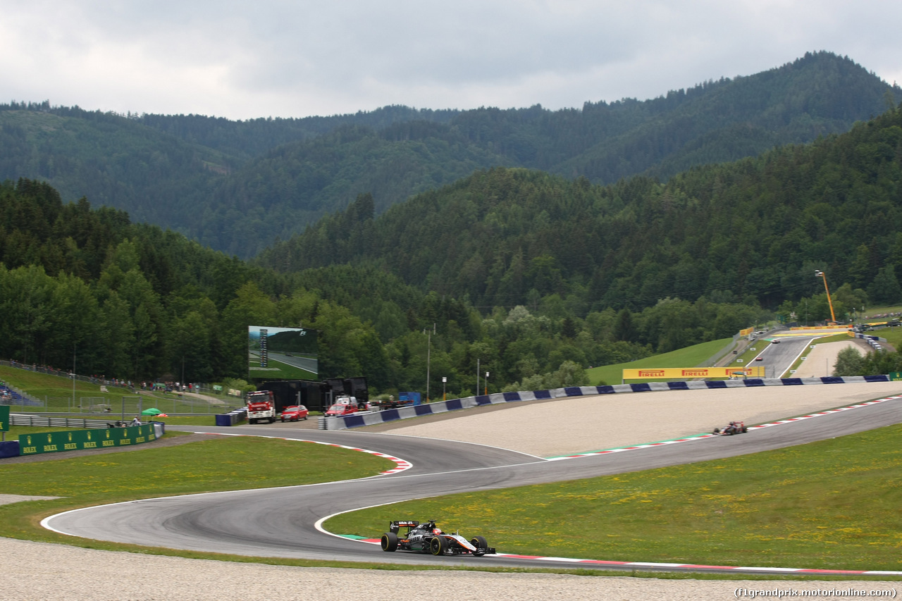 GP AUSTRIA, 19.06.2015- Prove Libere 1, Nico Hulkenberg (GER) Sahara Force India F1 VJM08