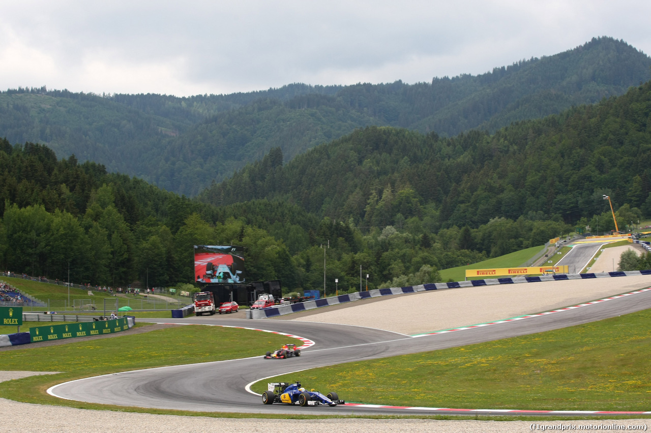 GP AUSTRIA, 19.06.2015- Prove Libere 1, Marcus Ericsson (SUE) Sauber C34