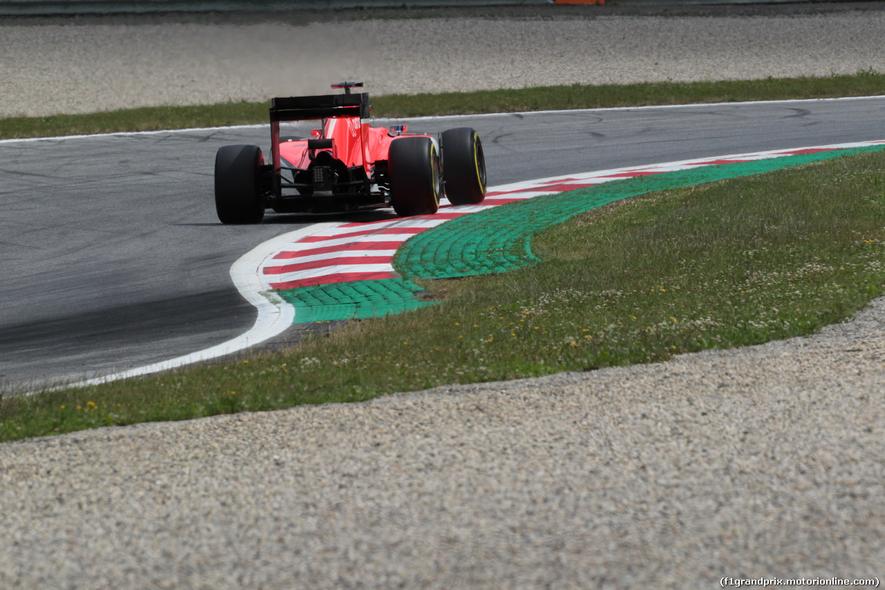 GP AUSTRIA, 19.06.2015- Prove Libere 1, William Stevens (GBR) Manor Marussia F1 Team