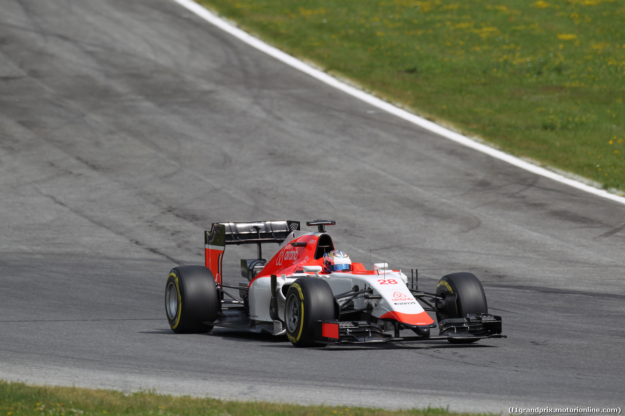 GP AUSTRIA, 19.06.2015- Prove Libere 1, William Stevens (GBR) Manor Marussia F1 Team