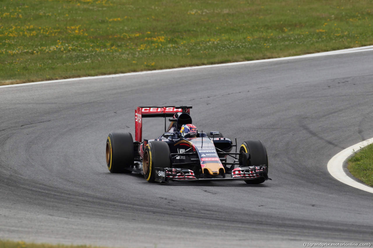 GP AUSTRIA, 19.06.2015- Prove Libere 1, Max Verstappen (NED) Scuderia Toro Rosso STR10