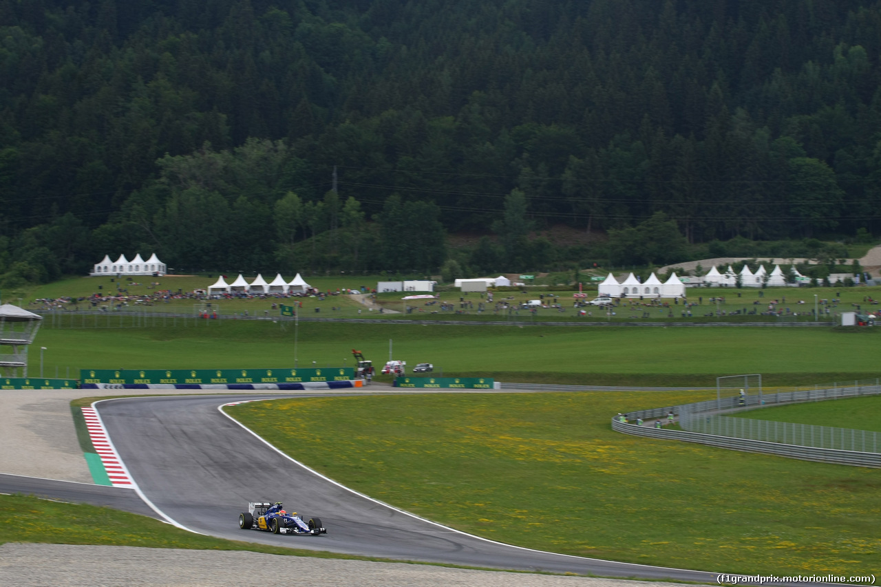 GP AUSTRIA, 19.06.2015- Prove Libere 1, Felipe Nasr (BRA) Sauber C34