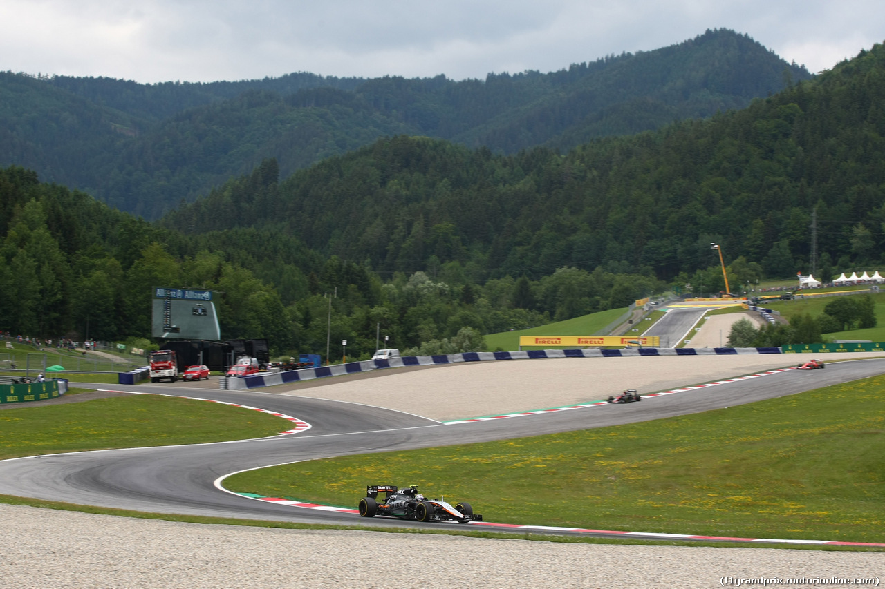 GP AUSTRIA, 19.06.2015- Prove Libere 1, Sergio Perez (MEX) Sahara Force India F1 Team VJM08