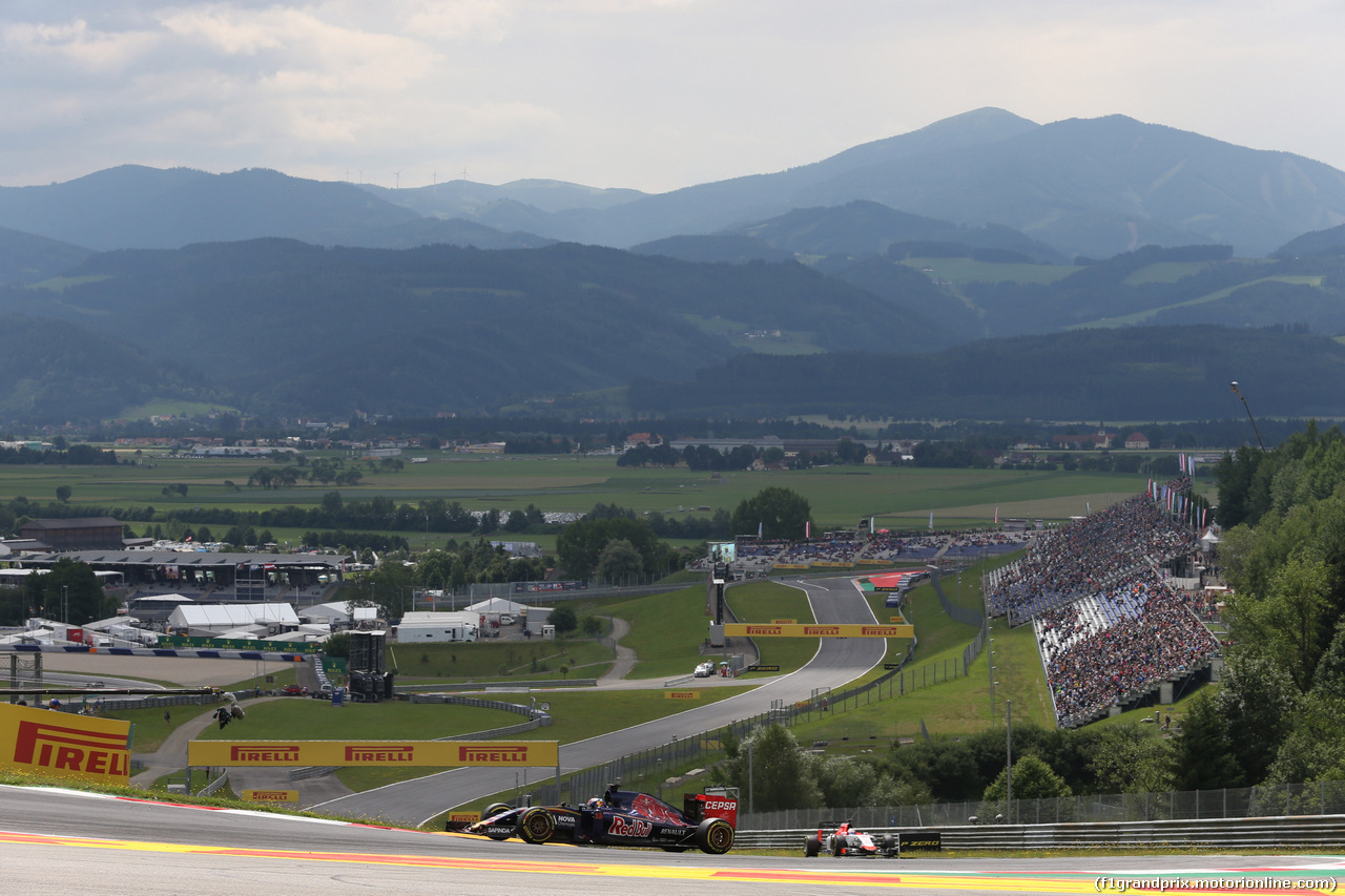 GP AUSTRIA, 19.06.2015- Prove Libere 1, Max Verstappen (NED) Scuderia Toro Rosso STR10