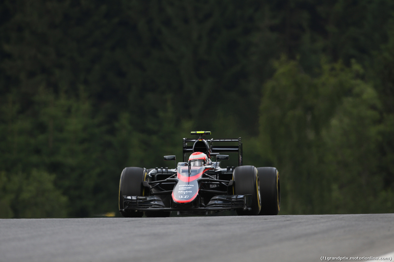 GP AUSTRIA, 19.06.2015- Prove Libere 1, Jenson Button (GBR) McLaren Honda MP4-30