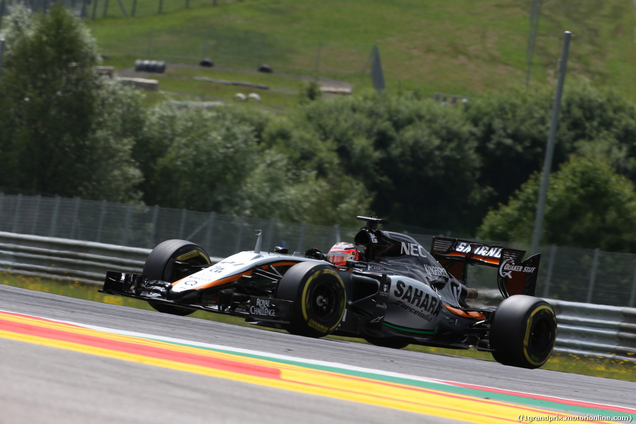 GP AUSTRIA, 19.06.2015- Prove Libere 1, Nico Hulkenberg (GER) Sahara Force India F1 VJM08