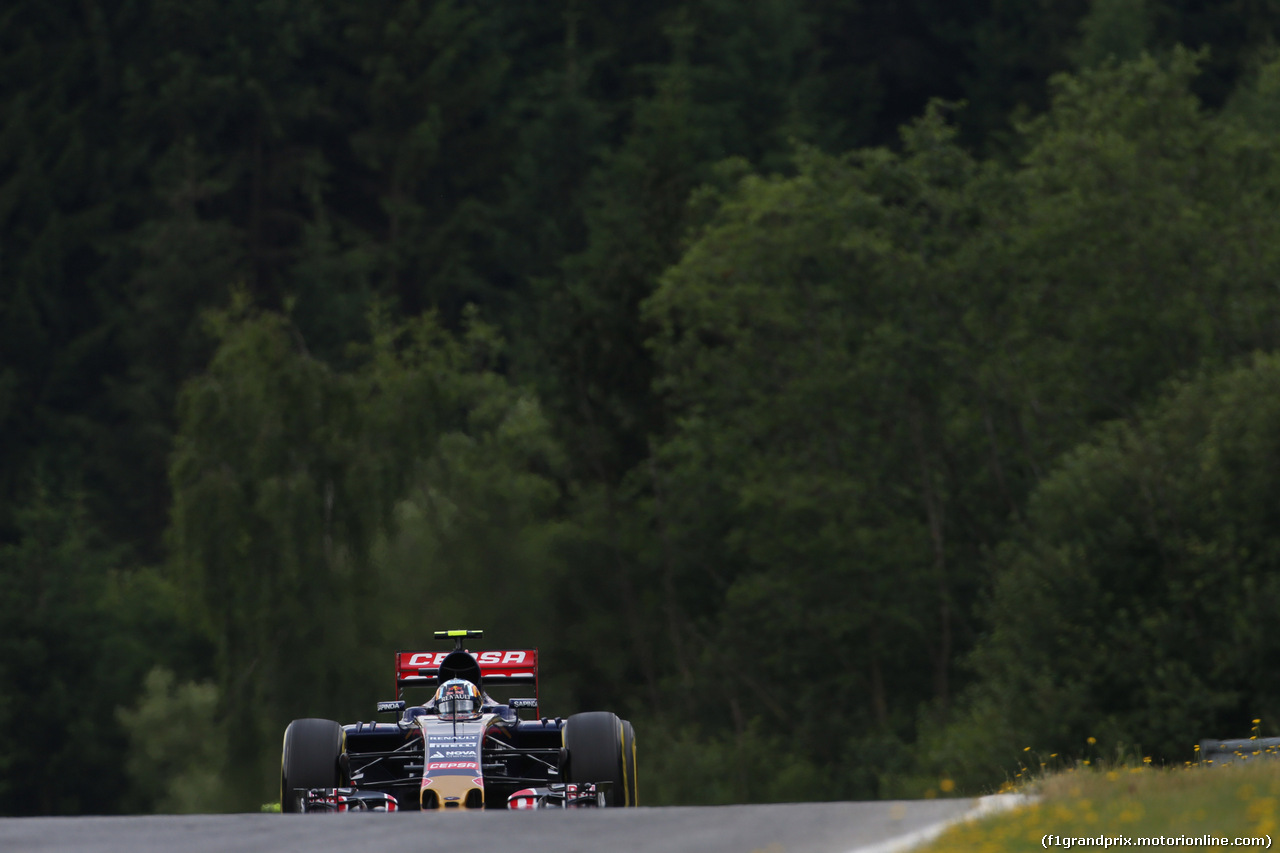 GP AUSTRIA, 19.06.2015- Prove Libere 1, Carlos Sainz Jr (ESP) Scuderia Toro Rosso STR10