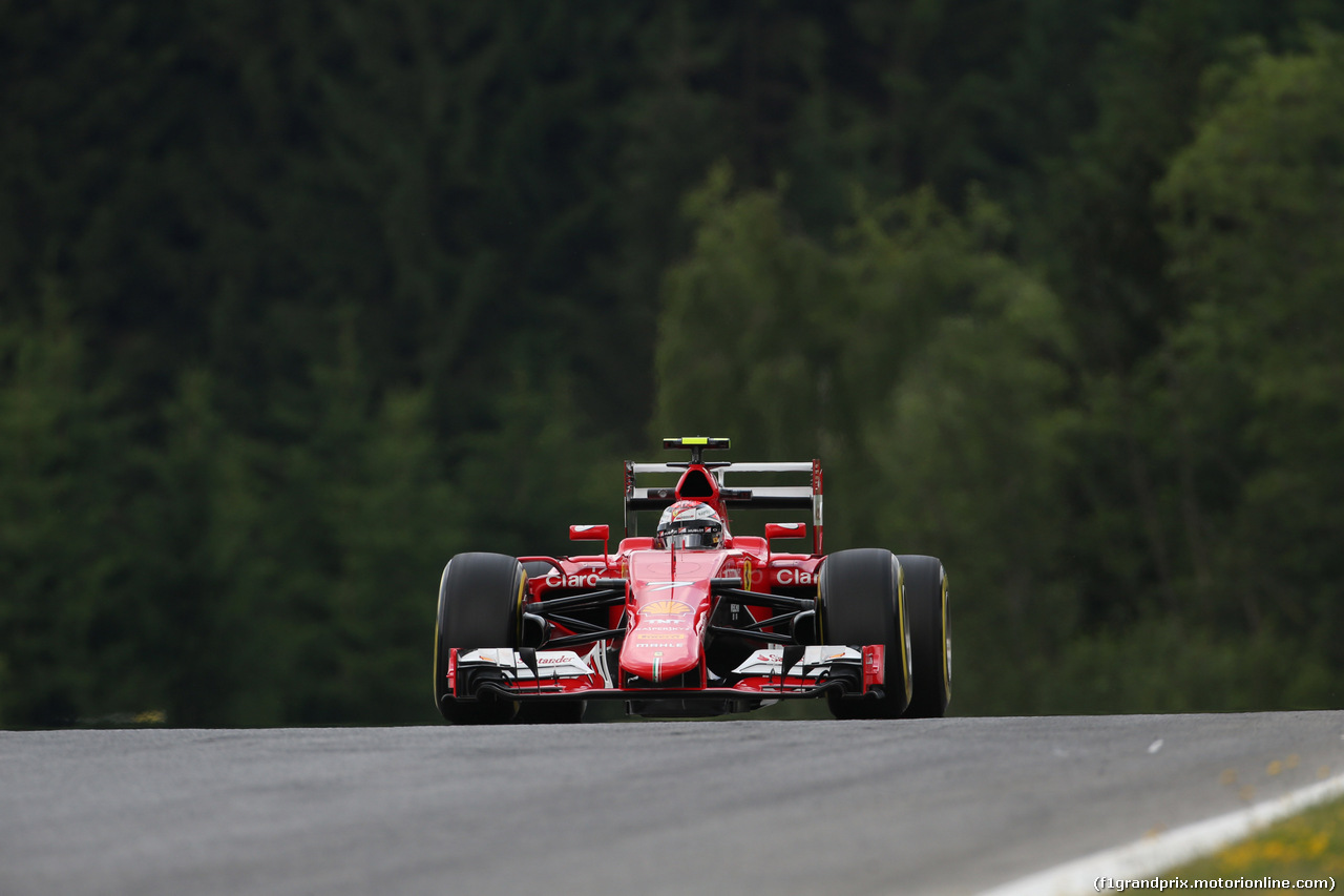 GP AUSTRIA, 19.06.2015- Prove Libere 1, Kimi Raikkonen (FIN) Ferrari SF15-T